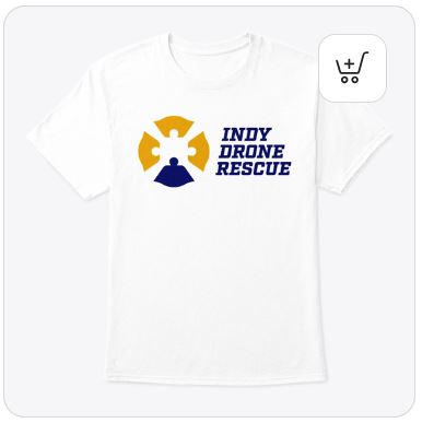 Drone flying over Fire Vehicle